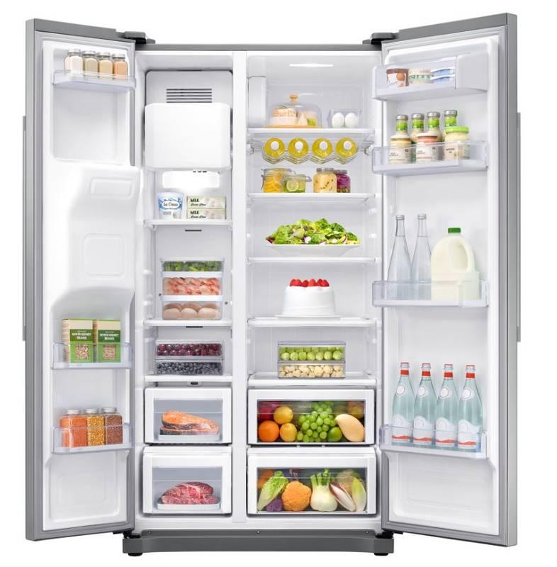 Americká lednice Samsung RS50N3513SA EO stříbrná