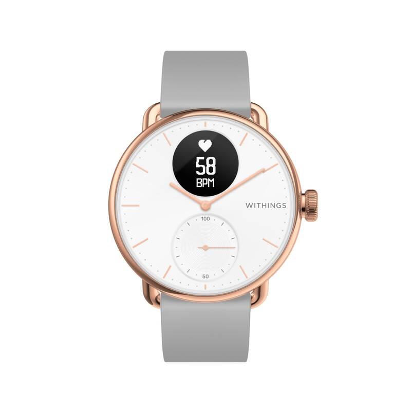 Chytré hodinky Withings Scanwatch 38mm - Rose Gold