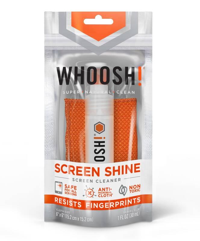 Čisticí sada WHOOSH Screen Shine On the Go čistič obrazovek - 30 ml, Čisticí, sada, WHOOSH, Screen, Shine, On, the, Go, čistič, obrazovek, 30, ml