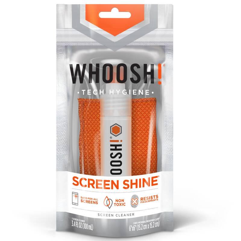 Čisticí sada WHOOSH Screen Shine On the Go XL čistič obrazovek - 100 ml, Čisticí, sada, WHOOSH, Screen, Shine, On, the, Go, XL, čistič, obrazovek, 100, ml
