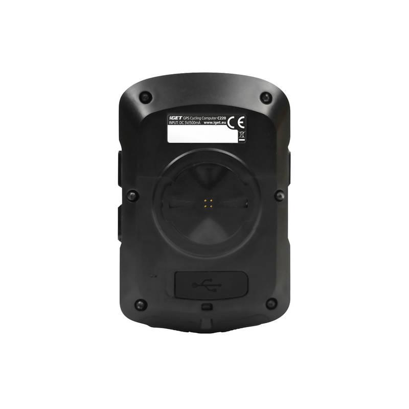 Cyklopočítač s GPS iGET C220 černý