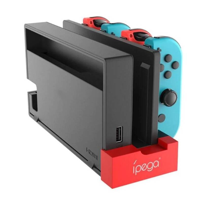 Dokovací stanice iPega pro Nintendo Switch a Joy-con černá