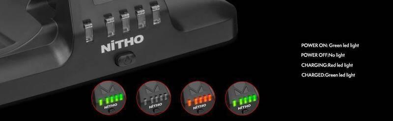Dokovací stanice Nitho Dual Charger PRO pro Nintendo Switch, Dokovací, stanice, Nitho, Dual, Charger, PRO, pro, Nintendo, Switch