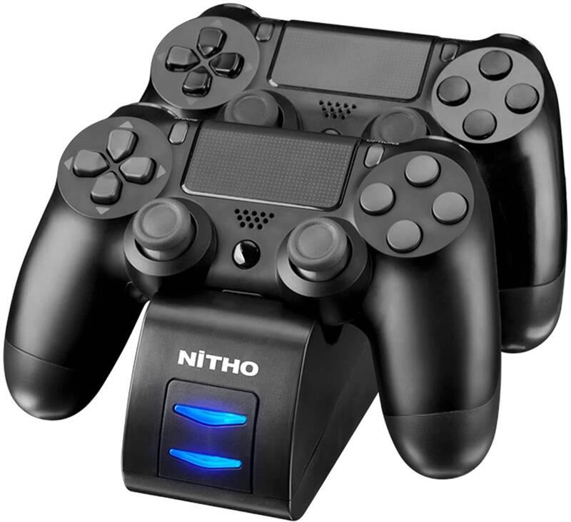 Dokovací stanice Nitho EASY & SAFE pro PS4 černá