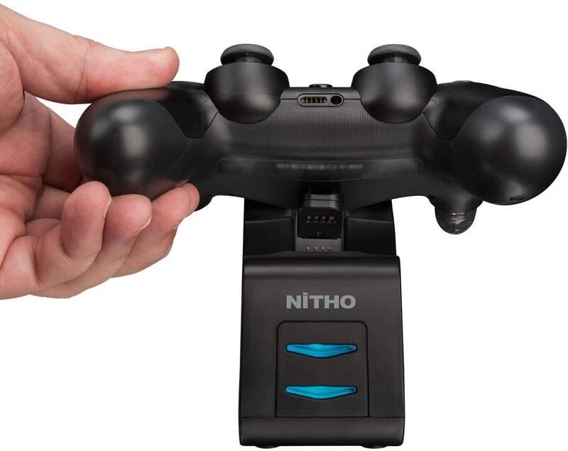Dokovací stanice Nitho EASY & SAFE pro PS4 černá