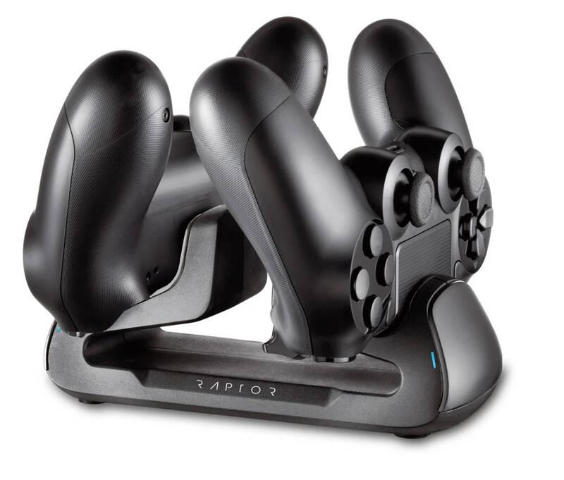 Dokovací stanice Raptor CS100-P4 pro PS4 černý