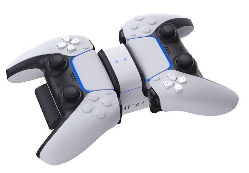 Dokovací stanice Raptor CS200 USB pro PS5 černá bílá