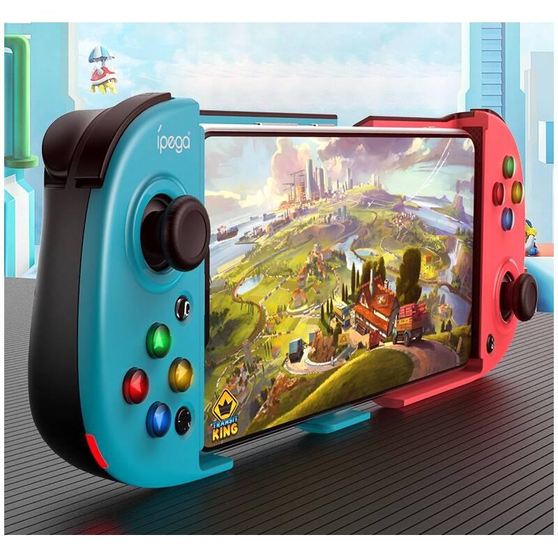 Gamepad iPega 9217B Wireless pro Android PS 3 Nintendo Switch PC červený modrý