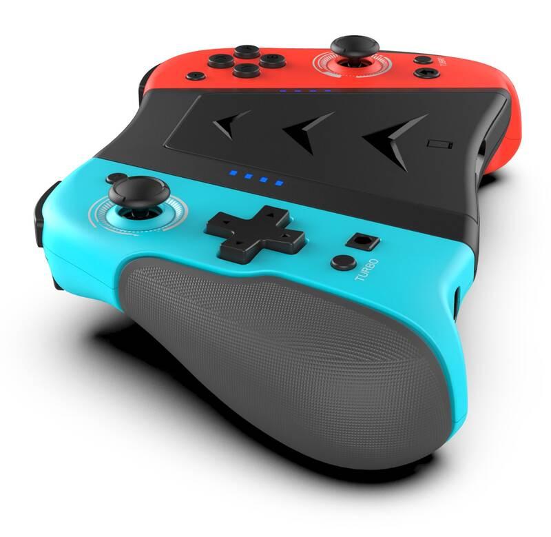 Gamepad iPega SW006B Wireless Joycon vč. Multi Grip pro Nintendo Switch červený modrý