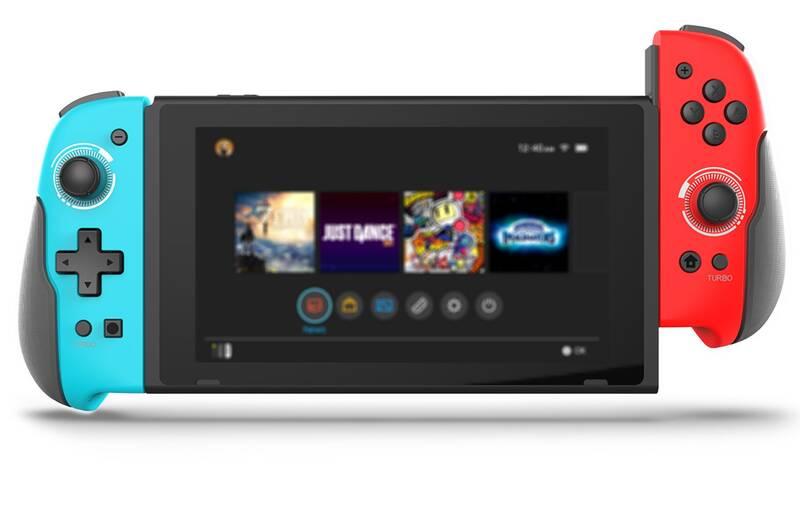 Gamepad iPega SW006B Wireless Joycon vč. Multi Grip pro Nintendo Switch červený modrý, Gamepad, iPega, SW006B, Wireless, Joycon, vč., Multi, Grip, pro, Nintendo, Switch, červený, modrý