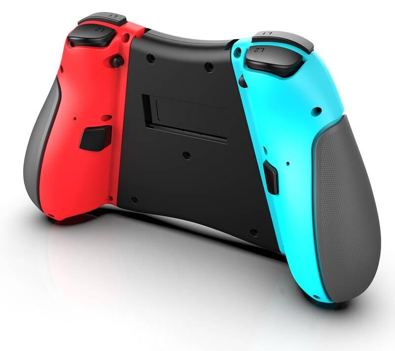 Gamepad iPega SW006B Wireless Joycon vč. Multi Grip pro Nintendo Switch červený modrý