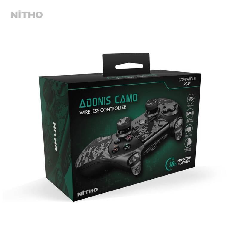 Gamepad Nitho Adonis BT pro PS3 PS4 PC - camo