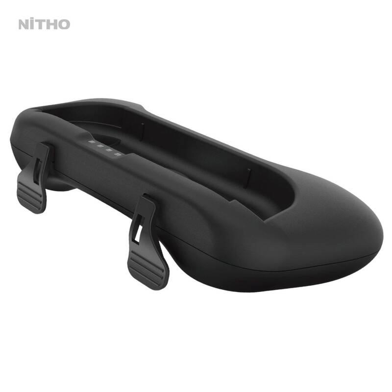 Gamepad Nitho Grip Handles pro Nintendo Switch, 2ks černý