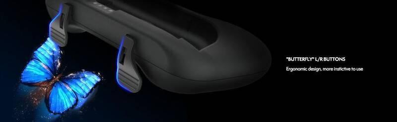 Gamepad Nitho Grip Handles pro Nintendo Switch, 2ks černý