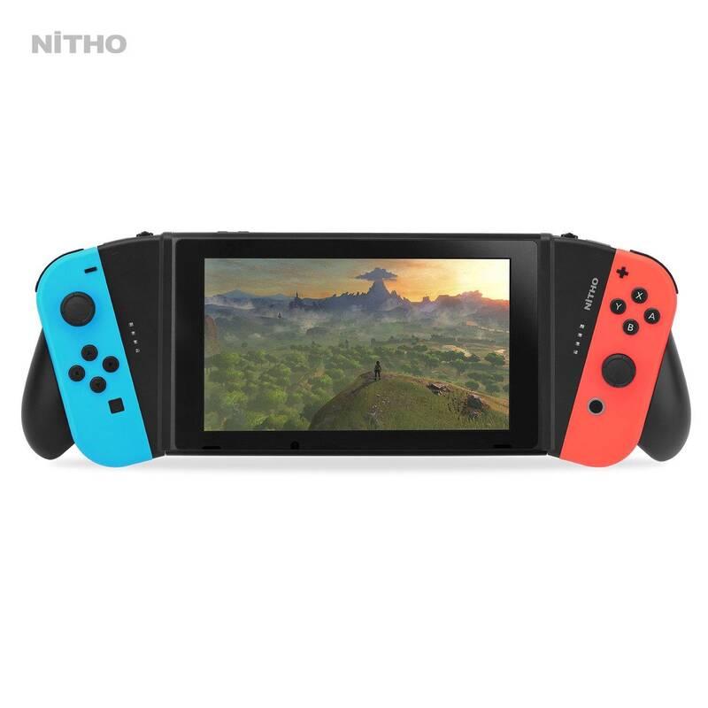 Gamepad Nitho V-Grip Handle pro Nintendo Switch černý