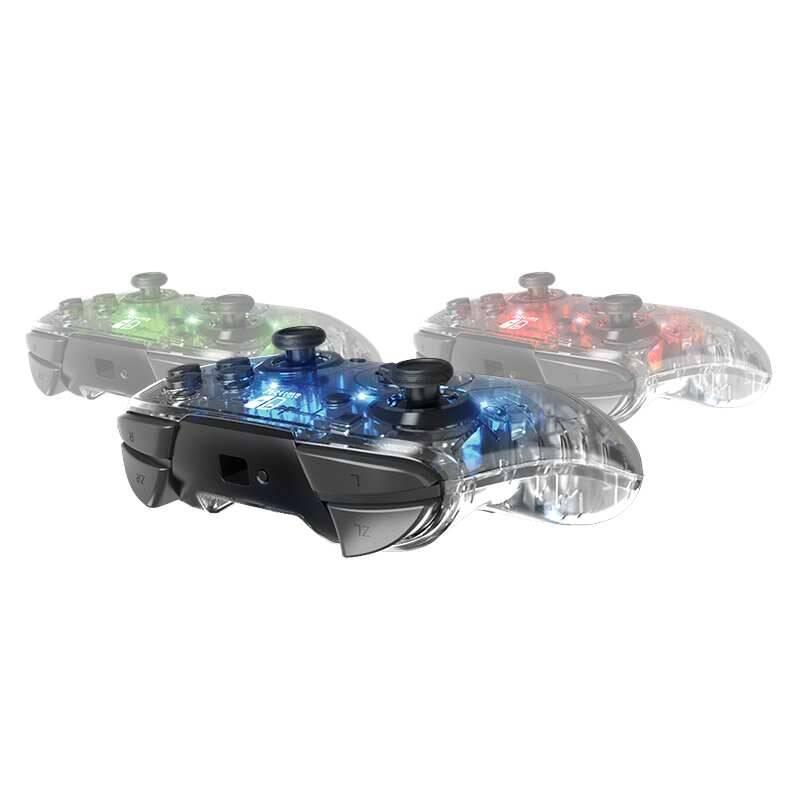 Gamepad PDP Afterglow Wireless Deluxe pro Nintendo Switch průhledný