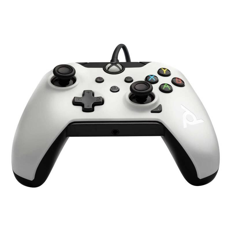 Gamepad PDP Wired Controller pro Xbox One Series bílý