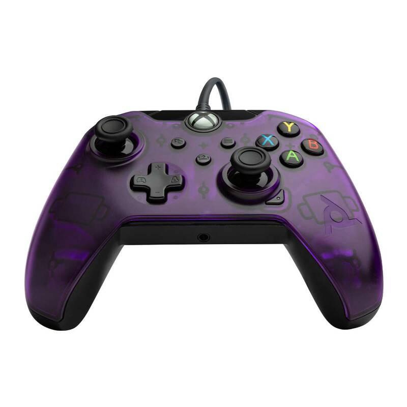 Gamepad PDP Wired Controller pro Xbox One Series fialový