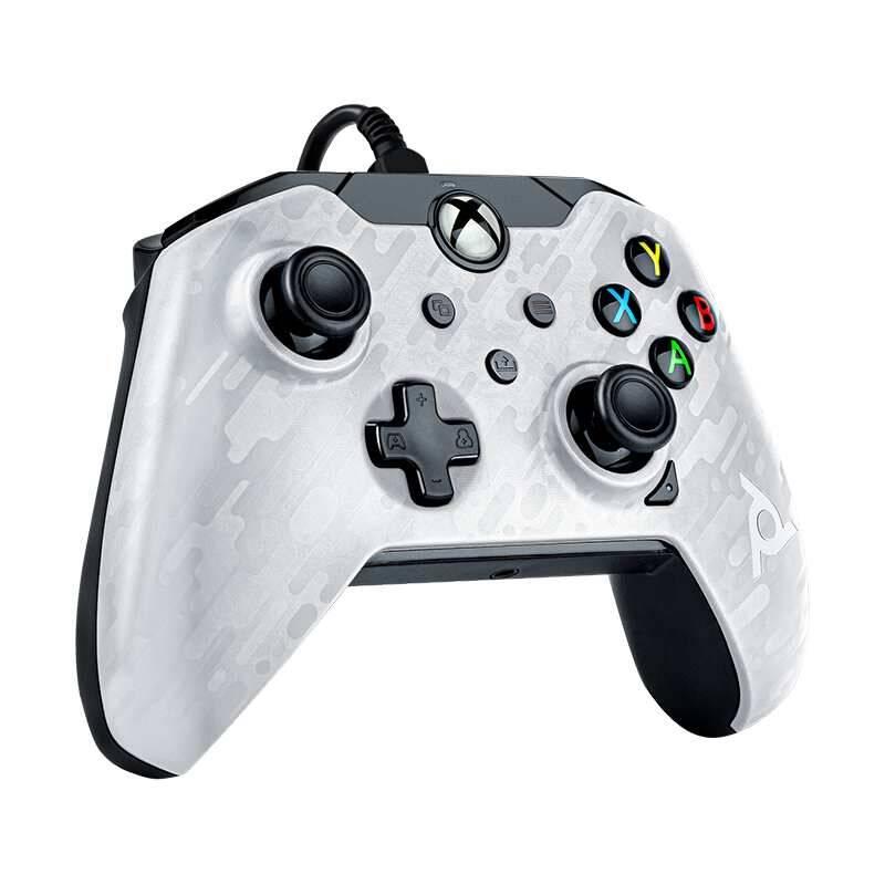 Gamepad PDP Wired Controller pro Xbox One Series - white camo