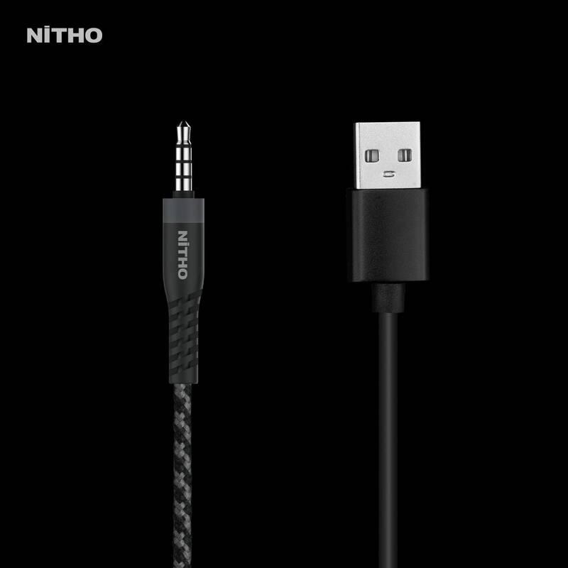 Headset Nitho Atlas 7.1 pro PC, PS4 PS5, Xbox, Nintendo Switch černý