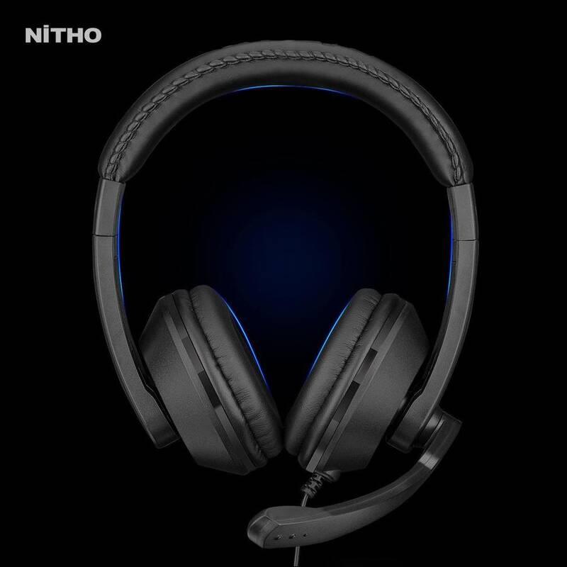 Headset Nitho NX100 pro PC, PS4 PS5, Xbox, Nintendo Switch černý, Headset, Nitho, NX100, pro, PC, PS4, PS5, Xbox, Nintendo, Switch, černý