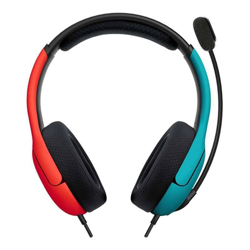 Headset PDP LVL40 pro Nintendo Switch červený modrý