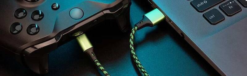 Kabel Nitho Dual Charge & Play Cable pro Xbox One zelený