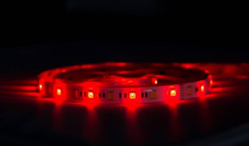 LED pásek IMMAX NEO LITE SMART 24W Wi-Fi RGB CCT barevný 406lm m 2700 - 6500 K stmívatelný dálkové ovládání funkce Music 5m