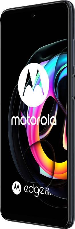 Mobilní telefon Motorola Edge 20 Lite 5G - Electric Graphite, Mobilní, telefon, Motorola, Edge, 20, Lite, 5G, Electric, Graphite