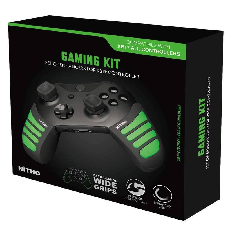 Příslušenství Nitho Gaming Kit pro Xbox černý zelený