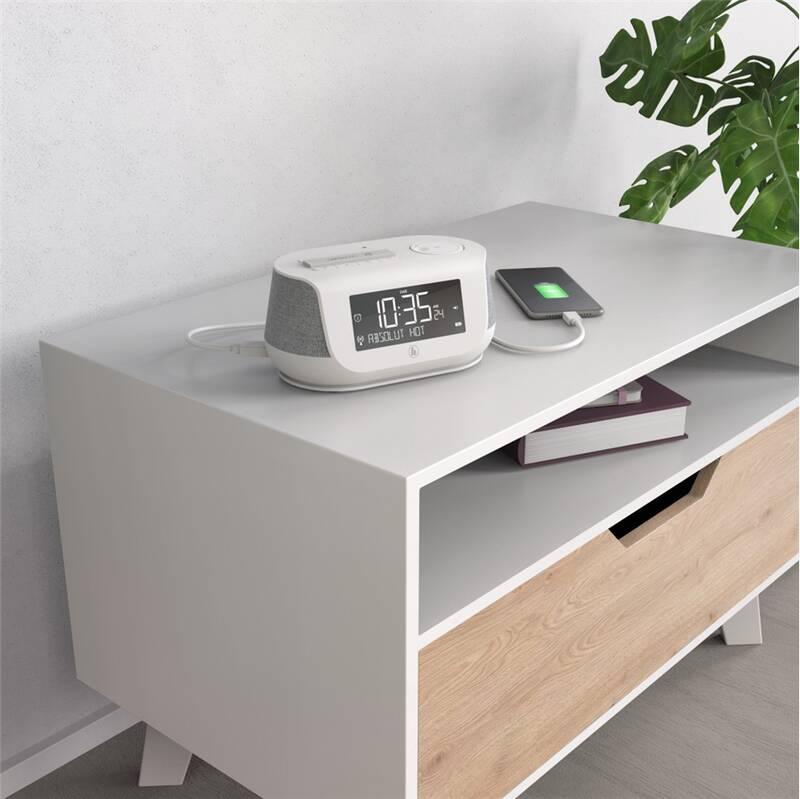 Radiopřijímač s DAB Hama DR36SBT bílý