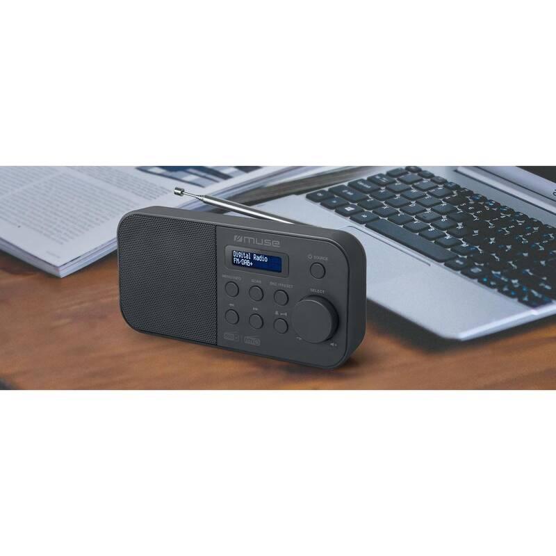 Radiopřijímač s DAB MUSE M-109 DB černý