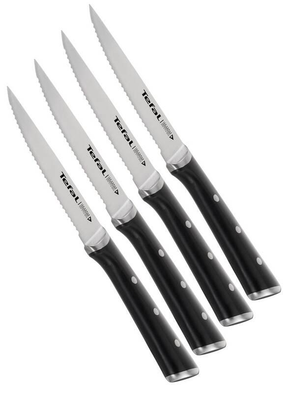 Sada kuchyňských nožů Tefal Ice Force K232S414, na steak, 4 kusy, Sada, kuchyňských, nožů, Tefal, Ice, Force, K232S414, na, steak, 4, kusy