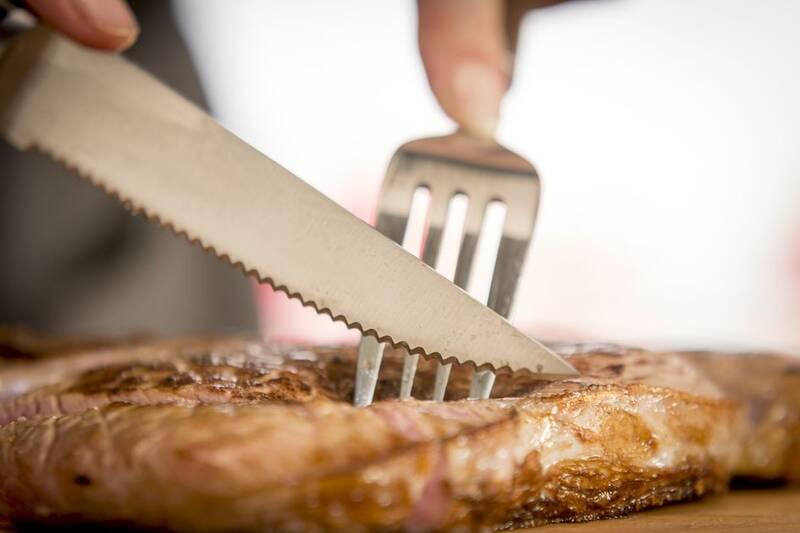 Sada kuchyňských nožů Tefal Ice Force K232S414, na steak, 4 kusy