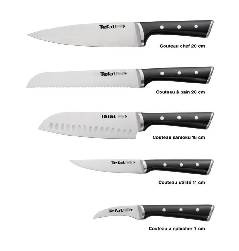 Sada kuchyňských nožů Tefal Ice Force K232S574, Sada, kuchyňských, nožů, Tefal, Ice, Force, K232S574