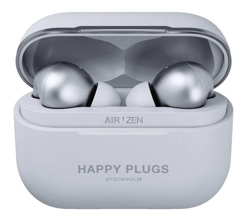Sluchátka Happy Plugs Air 1 Zen stříbrná, Sluchátka, Happy, Plugs, Air, 1, Zen, stříbrná