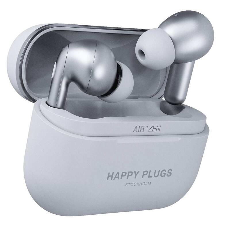 Sluchátka Happy Plugs Air 1 Zen stříbrná