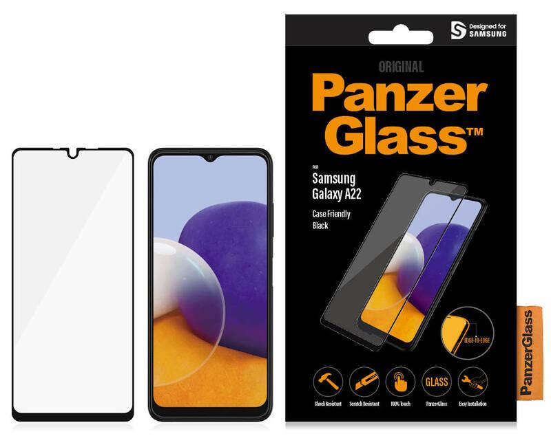 Tvrzené sklo PanzerGlass Edge-to-Edge na Samsung Galaxy A22, Tvrzené, sklo, PanzerGlass, Edge-to-Edge, na, Samsung, Galaxy, A22