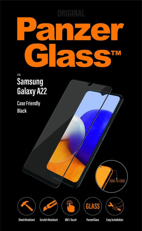 Tvrzené sklo PanzerGlass Edge-to-Edge na Samsung Galaxy A22, Tvrzené, sklo, PanzerGlass, Edge-to-Edge, na, Samsung, Galaxy, A22