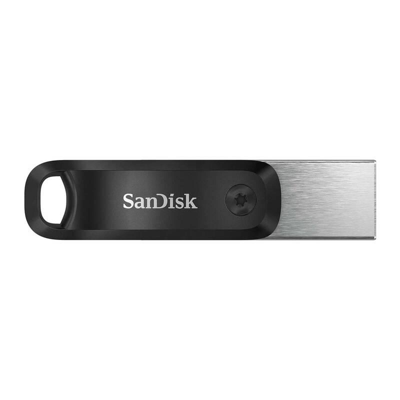 USB Flash SanDisk iXpand Drive Go 128GB, USB 3.0 Lightning černý stříbrný