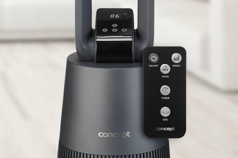 Ventilátor sloupový Concept VS5140 šedý