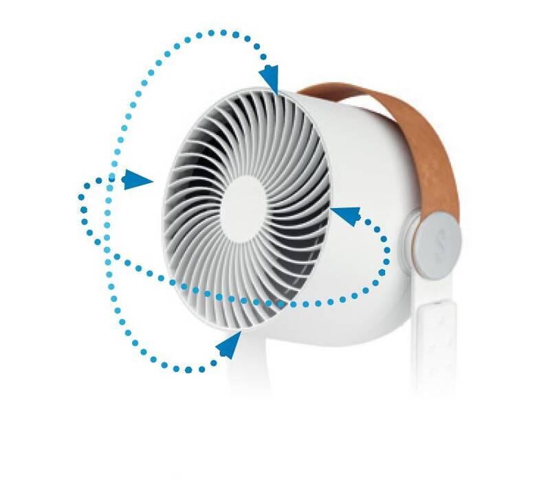 Ventilátor stolní Stadler Form Leo bílý