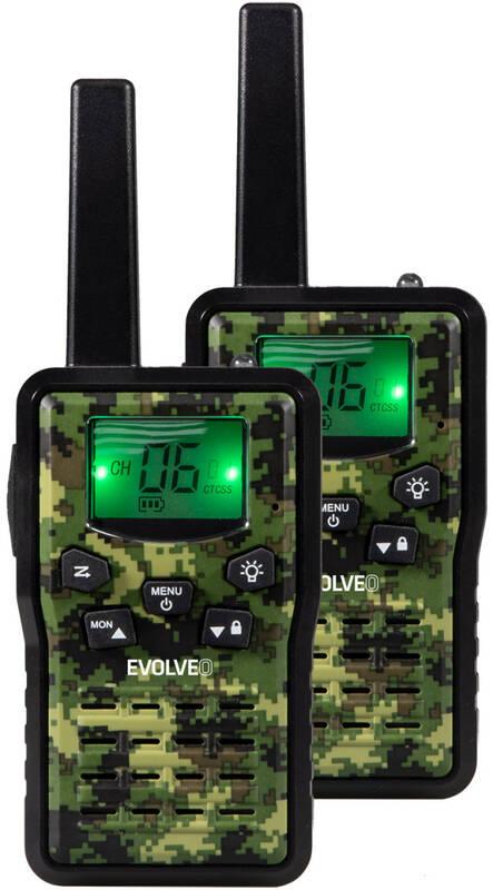 Vysílačky Evolveo FreeTalk 2W černá zelená