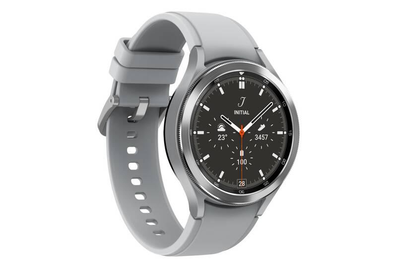 Chytré hodinky Samsung Galaxy Watch4 Classic 46mm stříbrné, Chytré, hodinky, Samsung, Galaxy, Watch4, Classic, 46mm, stříbrné