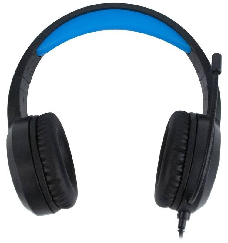 Headset NGS GHX-510 černý modrý, Headset, NGS, GHX-510, černý, modrý