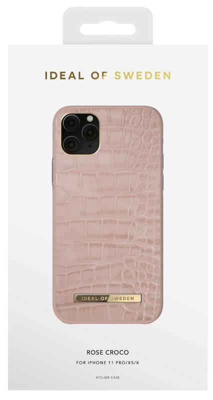 Kryt na mobil iDeal Of Sweden Atelier Case na Apple iPhone 11 Pro Xs X - Rose Croco