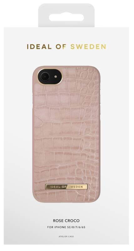 Kryt na mobil iDeal Of Sweden Atelier Case na Apple iPhone 8 7 6 6s SE - Rose Croco