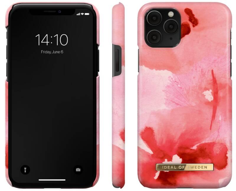 Kryt na mobil iDeal Of Sweden Fashion na Apple iPhone 11 Pro Xs X - Coral Blush Floral