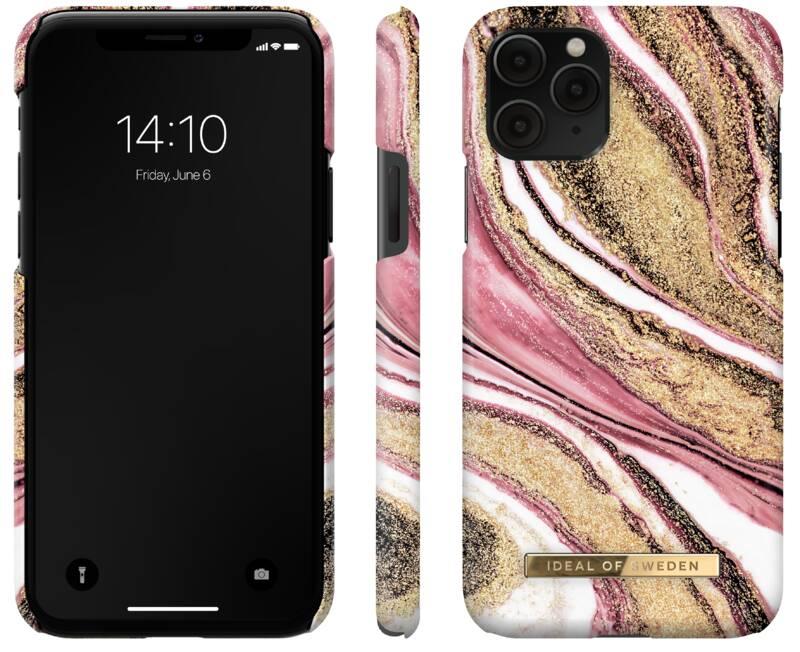 Kryt na mobil iDeal Of Sweden Fashion na Apple iPhone 11 Pro Xs X - Cosmic Pink Swirl
