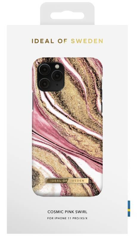 Kryt na mobil iDeal Of Sweden Fashion na Apple iPhone 11 Pro Xs X - Cosmic Pink Swirl